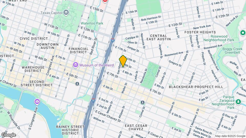 1006 E 8th St Map and Location Details