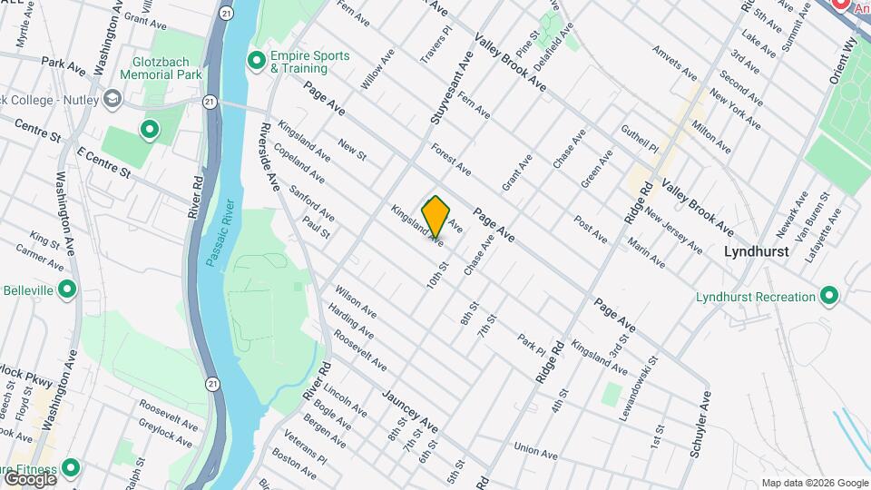 366 Kingsland Ave Map and Location Details