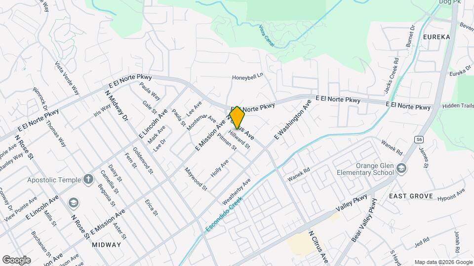 710 Hillward St Map and Location Details