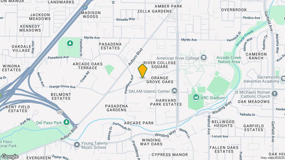Orange Grove Mapa y Detalles de la Ubicación