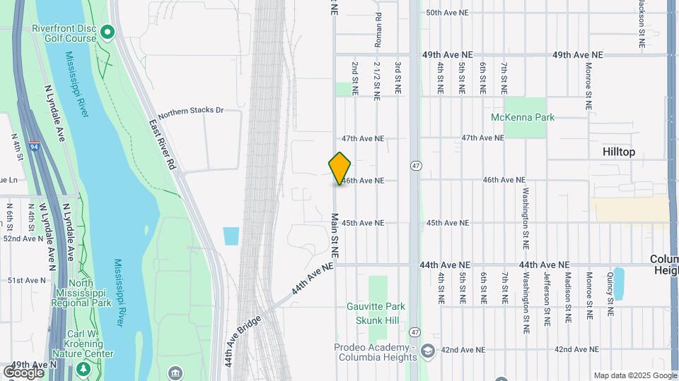 4573 Main St NE, Unit 4573 Map and Location Details