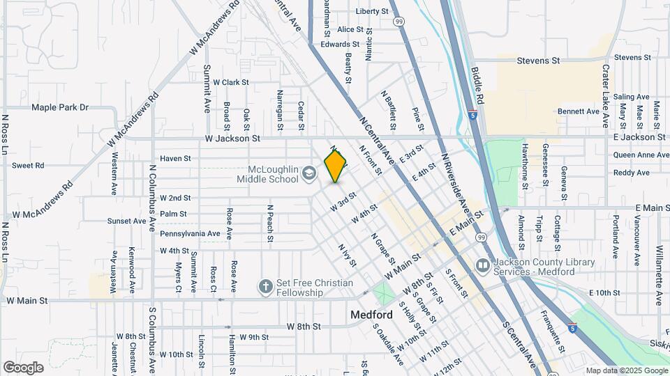 433 N Grape St Map and Location Details