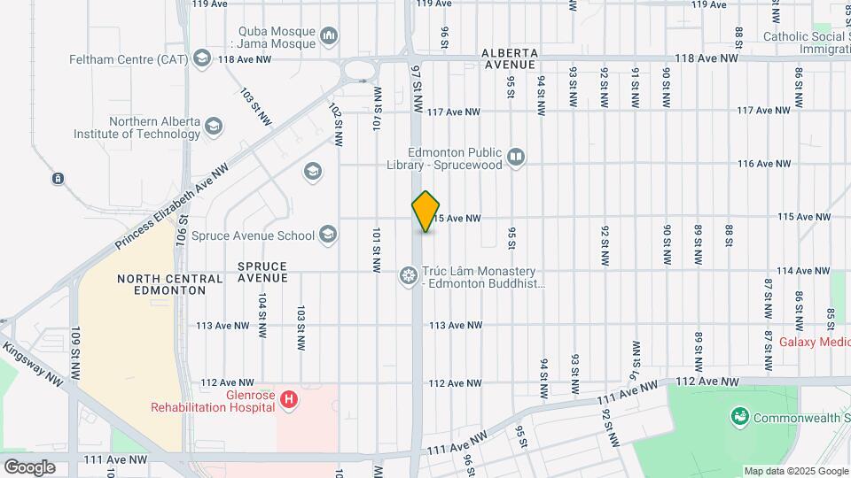 11431-11497 97 St NW Map and Location Details