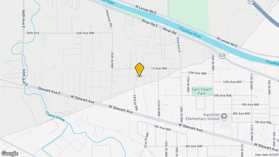 1125 23rd St NW Map and Location Details