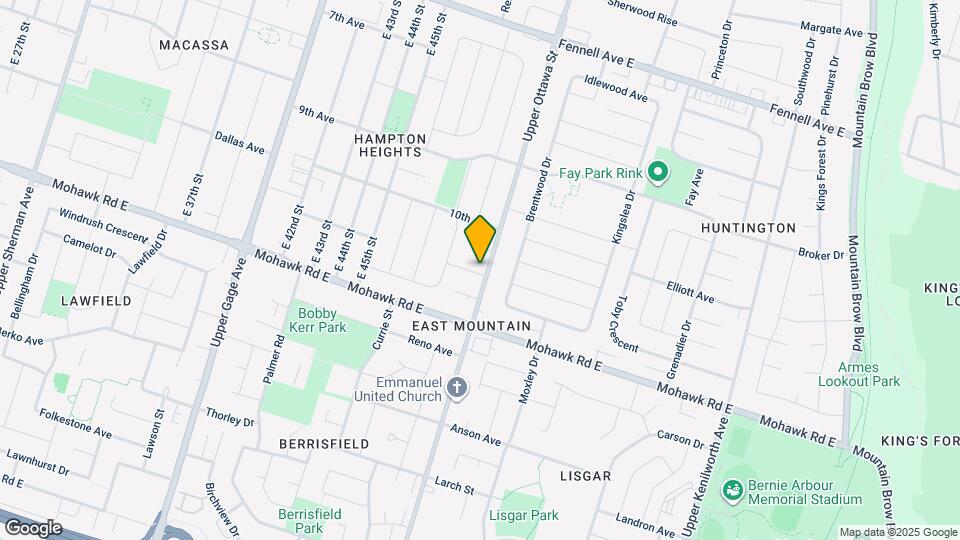 764 Upper Ottawa St Map and Location Details