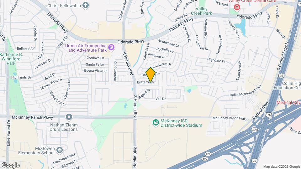2917 Brittany Ln Map and Location Details