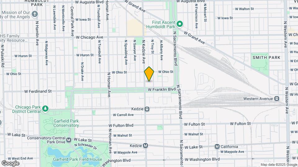 3146 W Franklin Blvd Map and Location Details