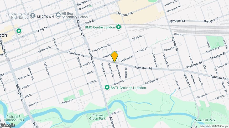 349 Hamilton Rd Map and Location Details