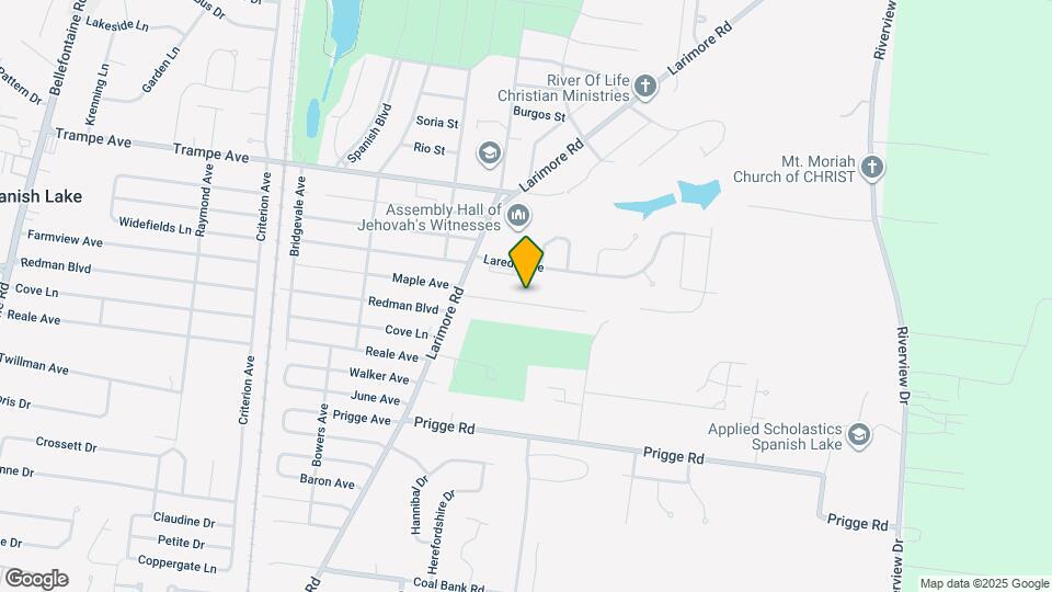 1027 Farmview Dr Map and Location Details