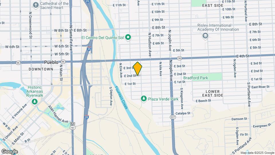716 E 2nd St Map and Location Details