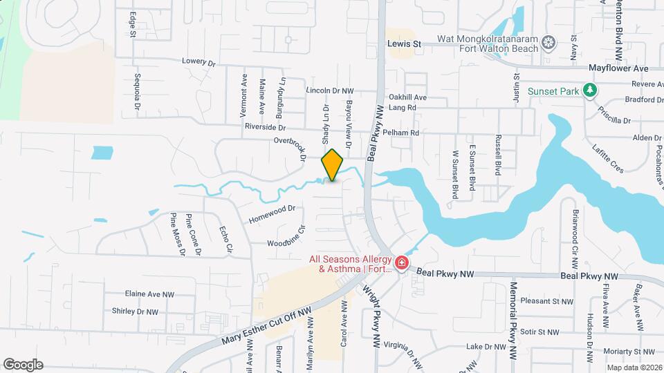 632 Gap Creek Dr Map and Location Details