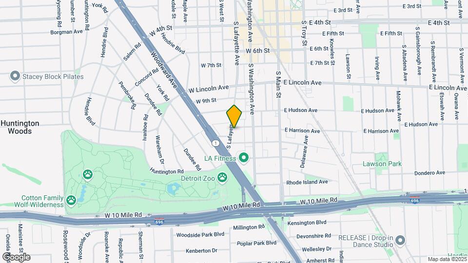 341 W Harrison Ave Map and Location Details
