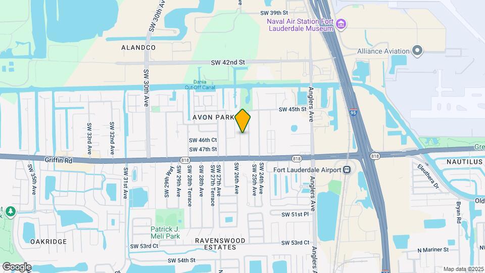 4640 SW 25th Terrace Map and Location Details