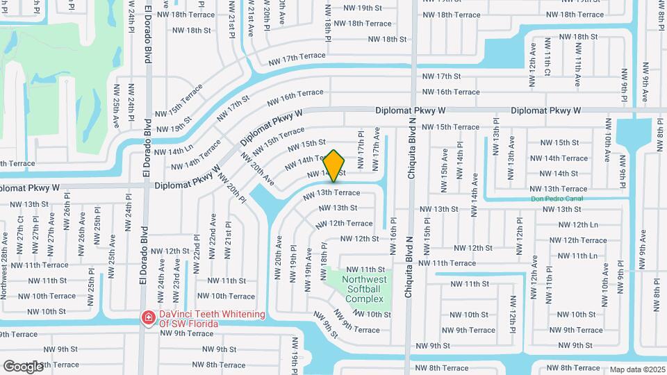 1805 NW 13th Terrace Map and Location Details