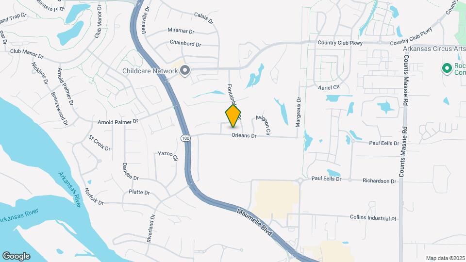 125 Orleans Dr Mapa y Detalles de la Ubicación
