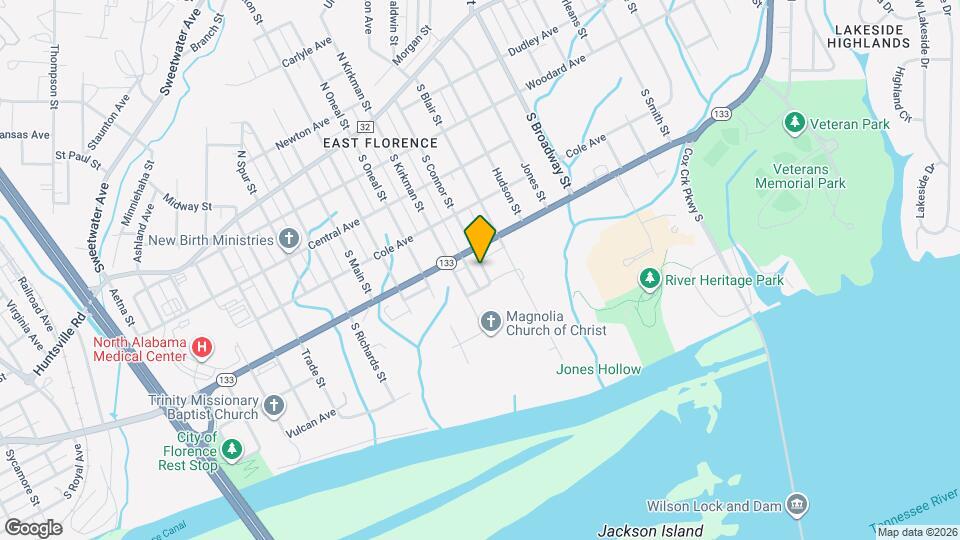 516 S Connor St Map and Location Details