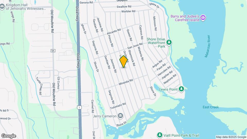 350 Lobelia Rd Map and Location Details