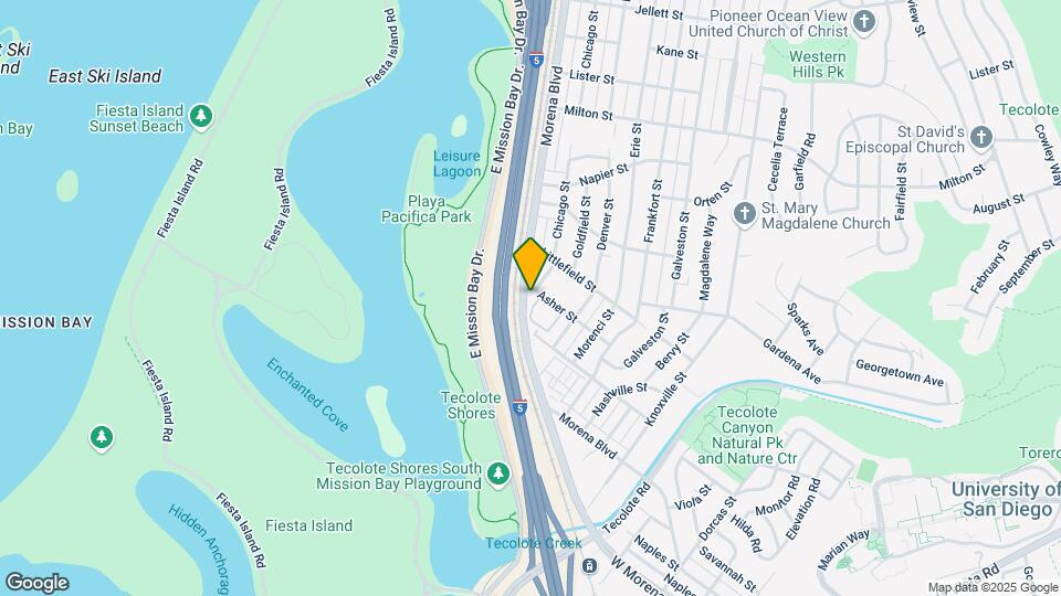 4103 Asher St, Unit D1 Map and Location Details