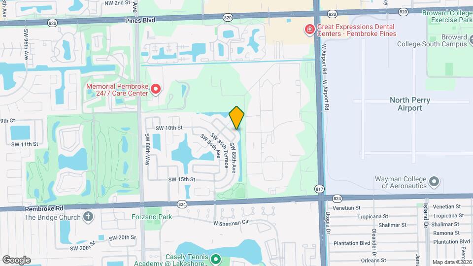 1251 SW 84th Ter Map and Location Details