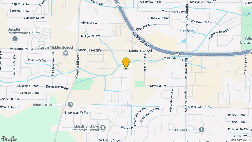 2819 Wimberly Dr SW Mapa y Detalles de la Ubicación