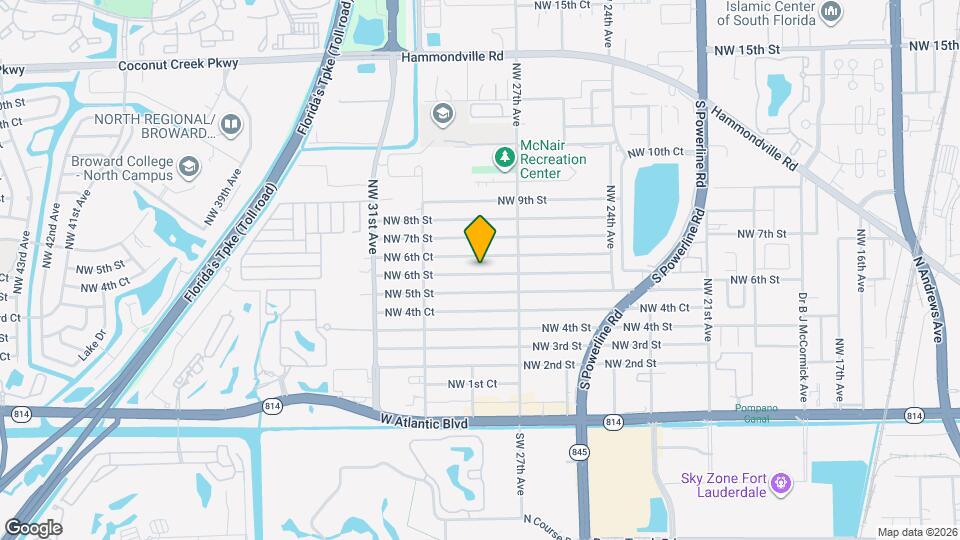 2761 NW 6th St Map and Location Details