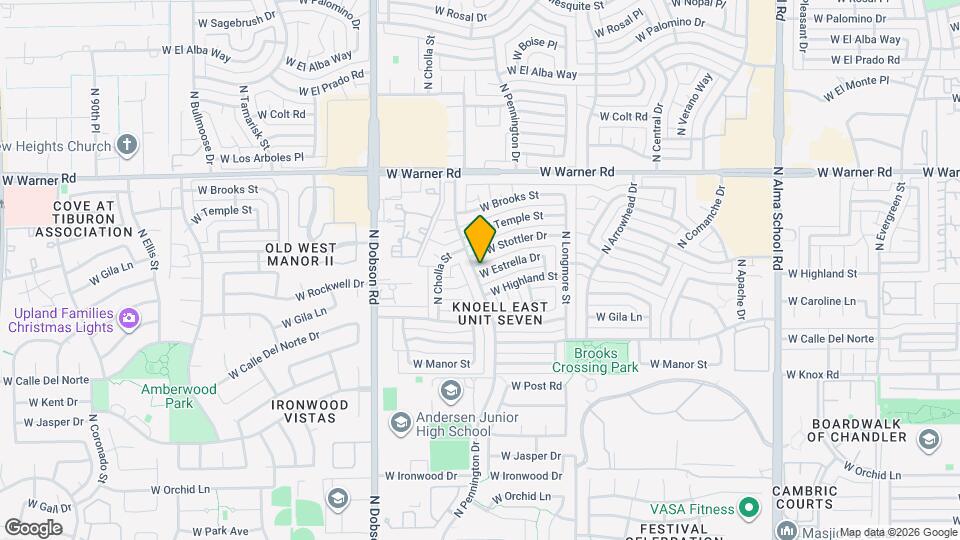 1720 W Estrella Dr Map and Location Details