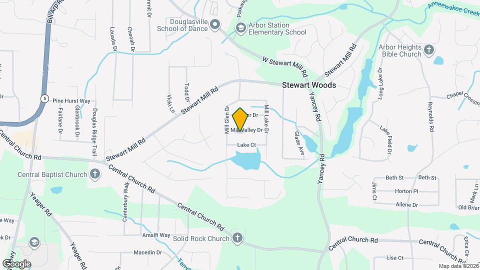 5445 Mill Valley Dr Map and Location Details