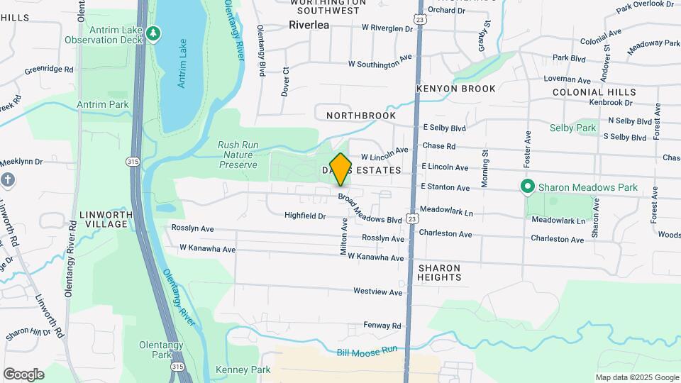 152-158 Broad Meadows Blvd Mapa y Detalles de la Ubicación
