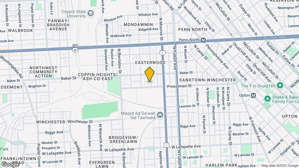 1508 N Payson St Map and Location Details