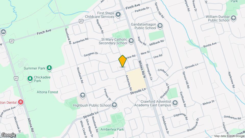 1538 Amberlea Rd Map and Location Details