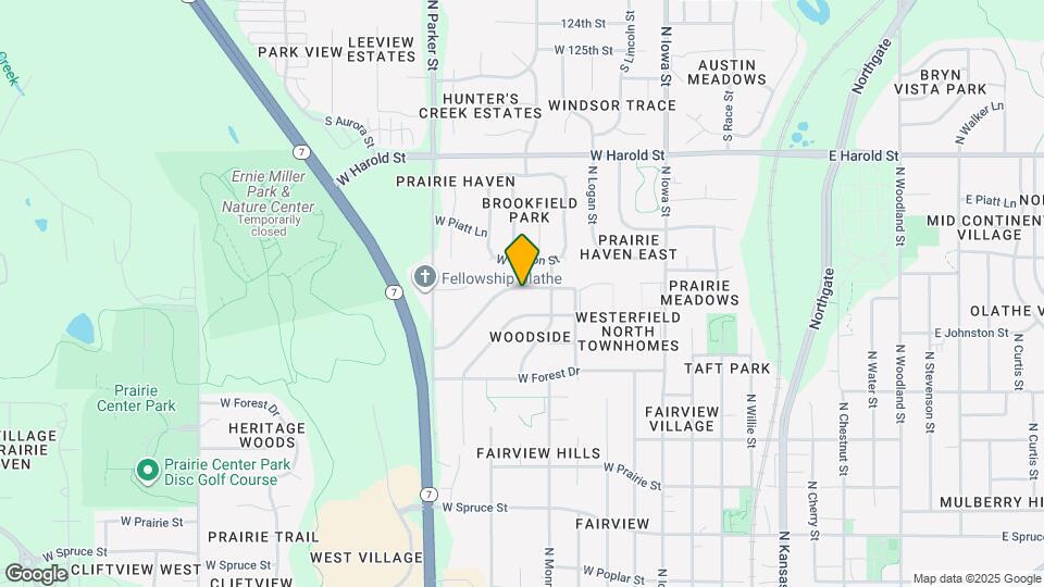 1017 W Ashbury St Map and Location Details