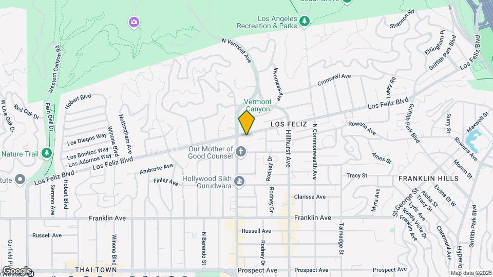 Los Feliz Bliss Map and Location Details