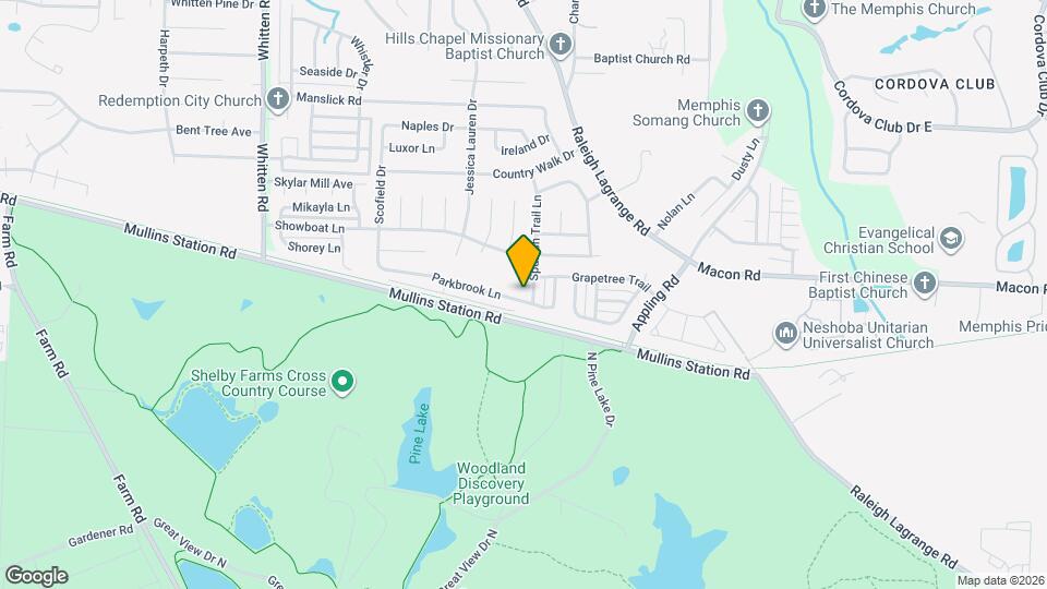 7082 Parkbrook Ln Mapa y Detalles de la Ubicación