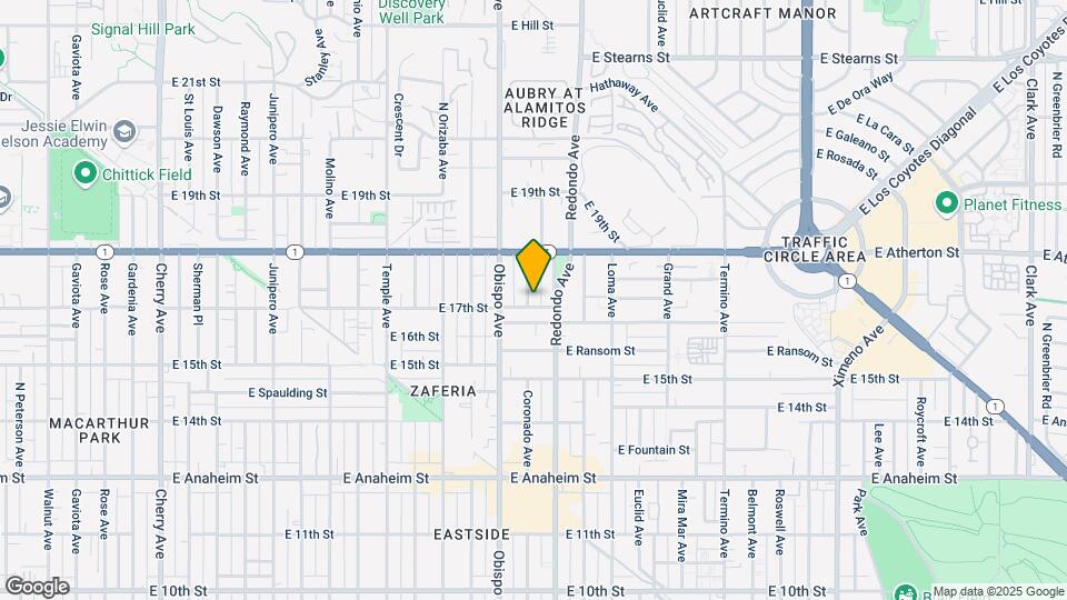 1710 Coronado Ave Map and Location Details
