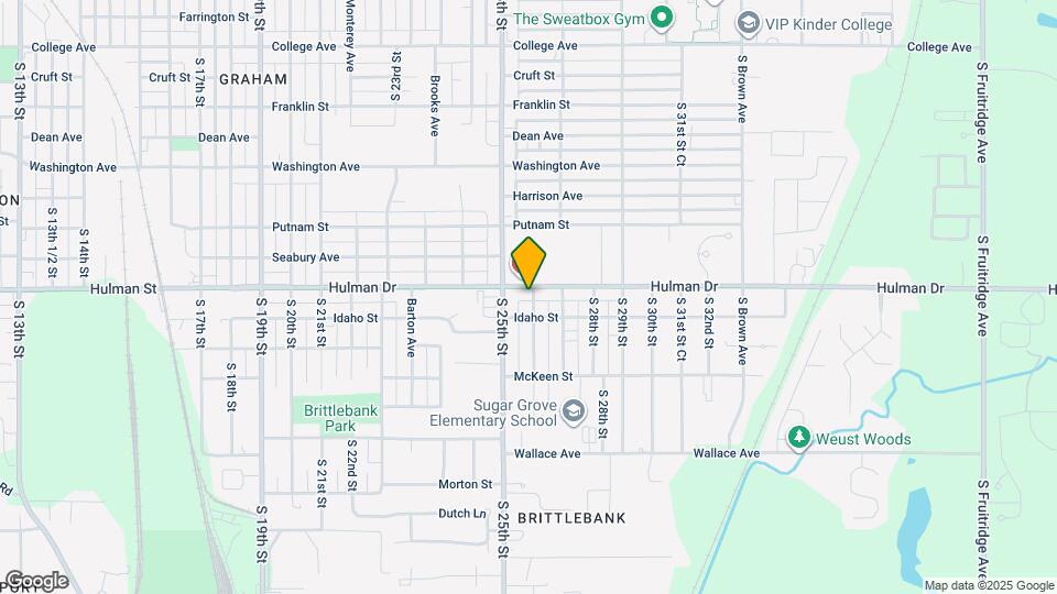 1717 S 26th St Map and Location Details