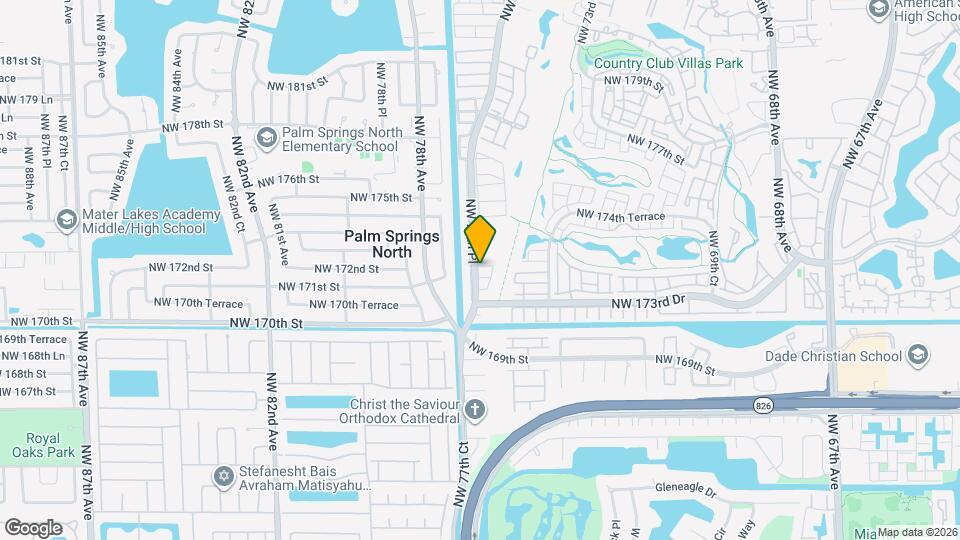 7570 NW 173rd Ln Map and Location Details