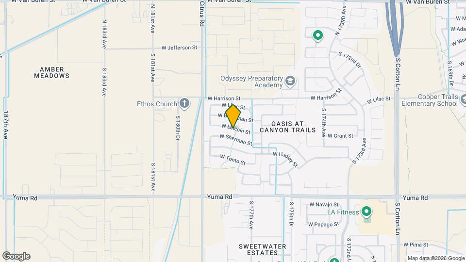 17809 W Lincoln St Map and Location Details