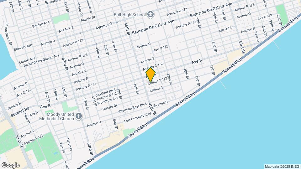 4407 Avenue S 1/2 Map and Location Details