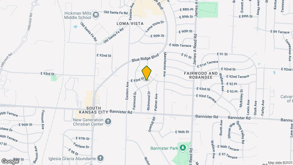 9306 Fairwood Dr Map and Location Details