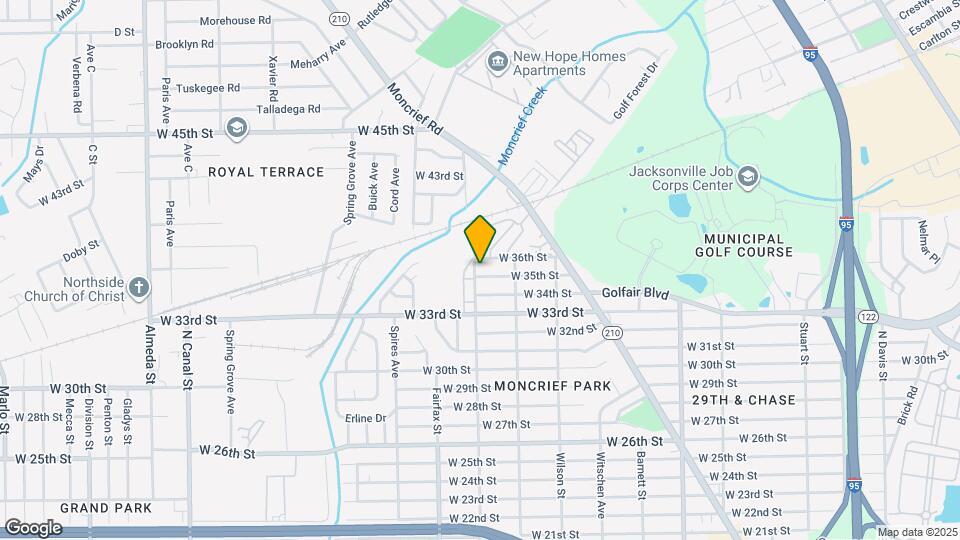 1671 W 35th St Map and Location Details