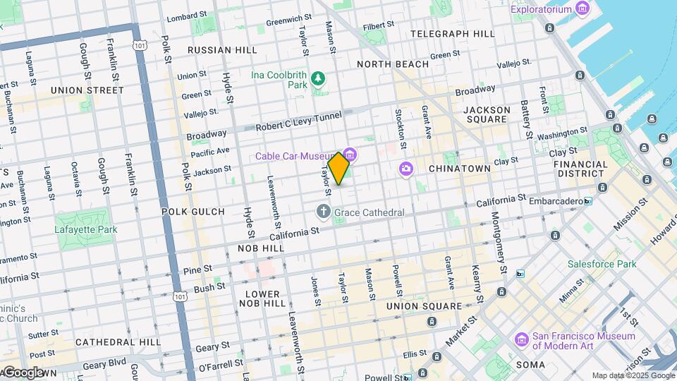 1159 Clay St Map and Location Details