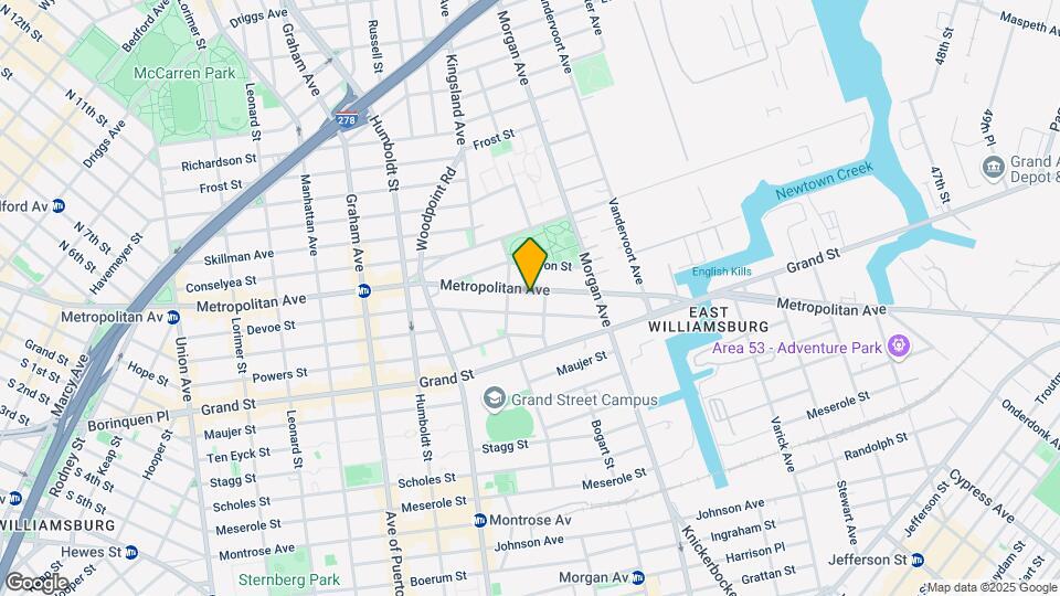 936 Metropolitan Ave Map and Location Details