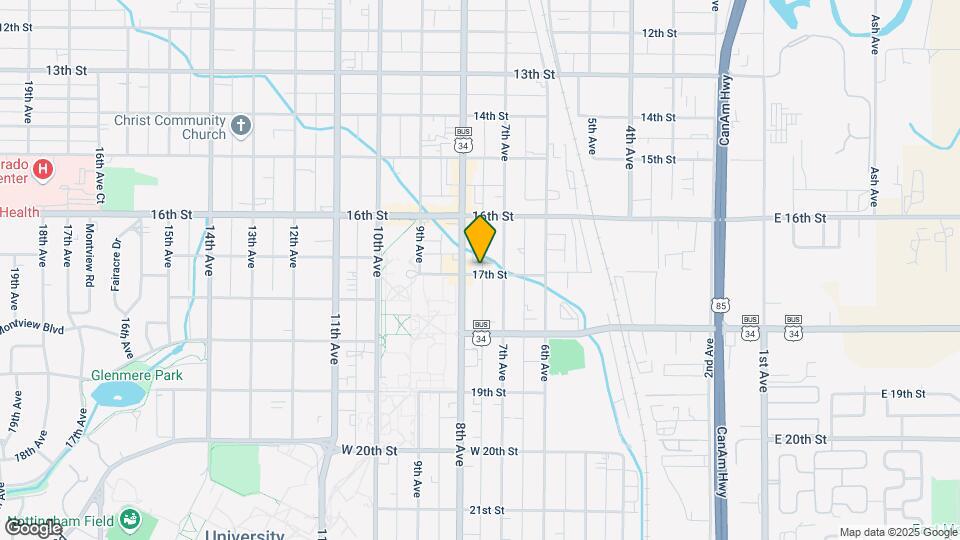 717 17th St Map and Location Details