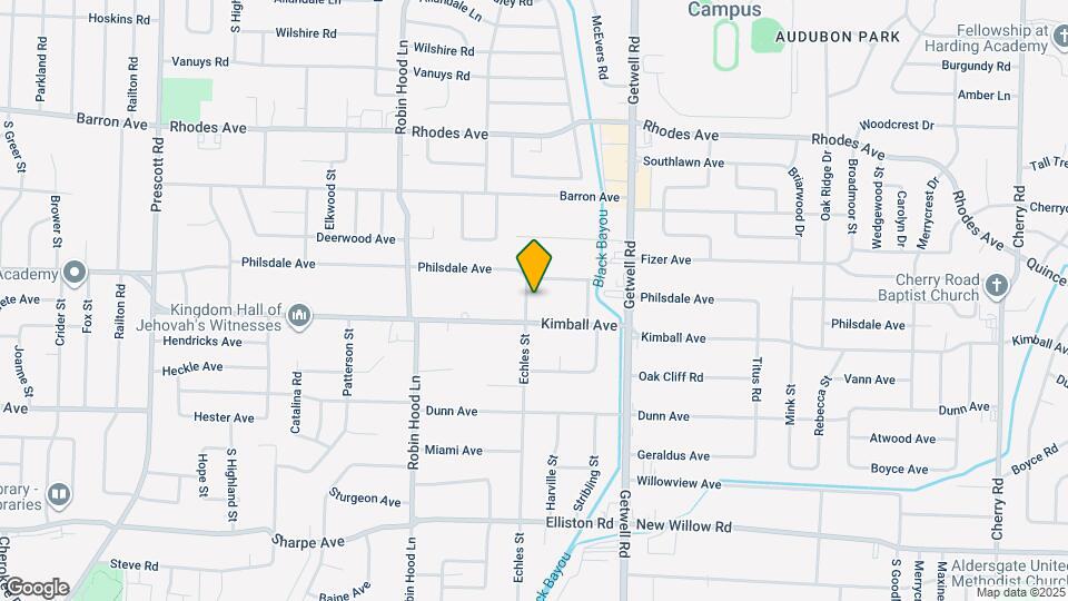 1747 Morey St Map and Location Details
