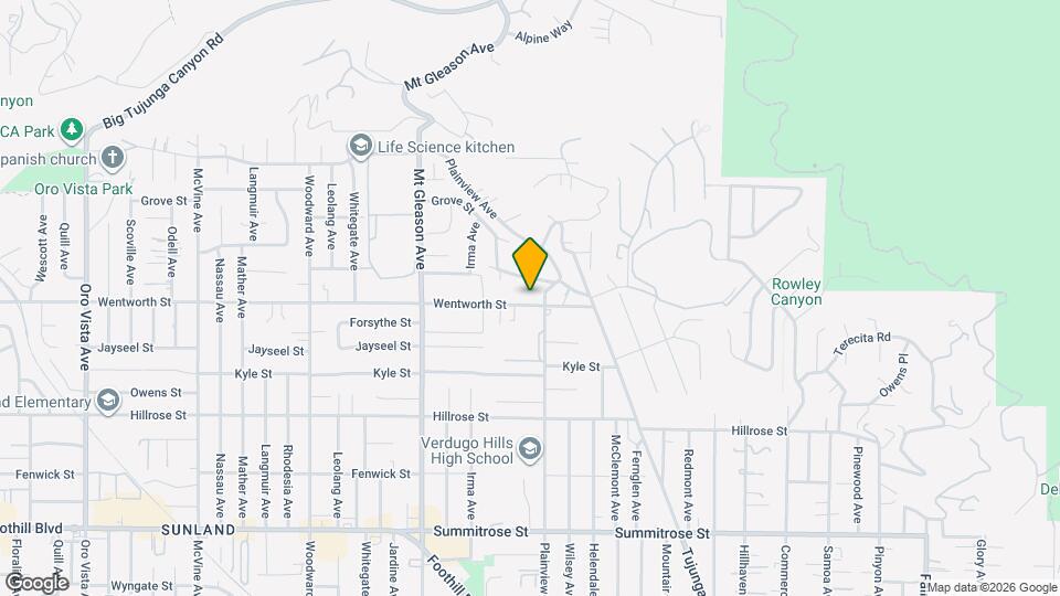 7617 Wentworth St Map and Location Details