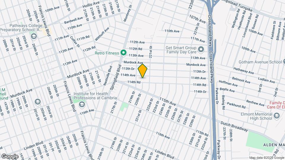 219-23 114th Rd Map and Location Details