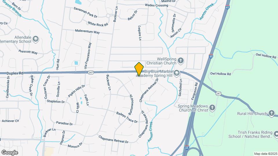 1721 Stephenson Ln Map and Location Details