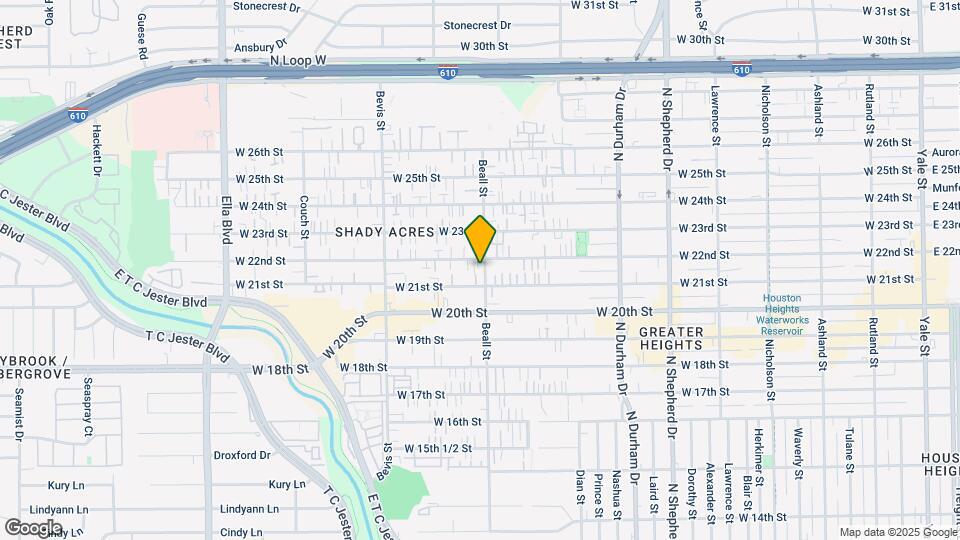 2111 Beall St Map and Location Details