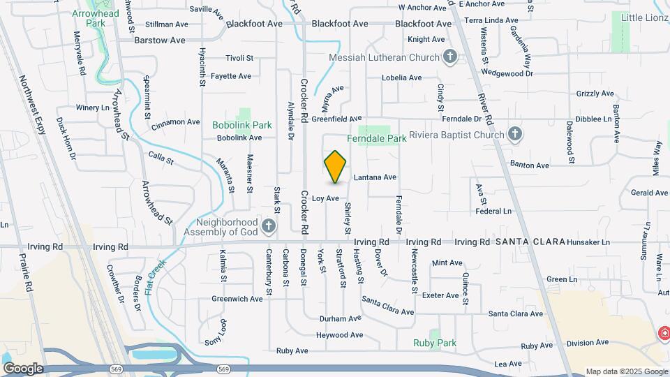 2842 Shirley St Map and Location Details