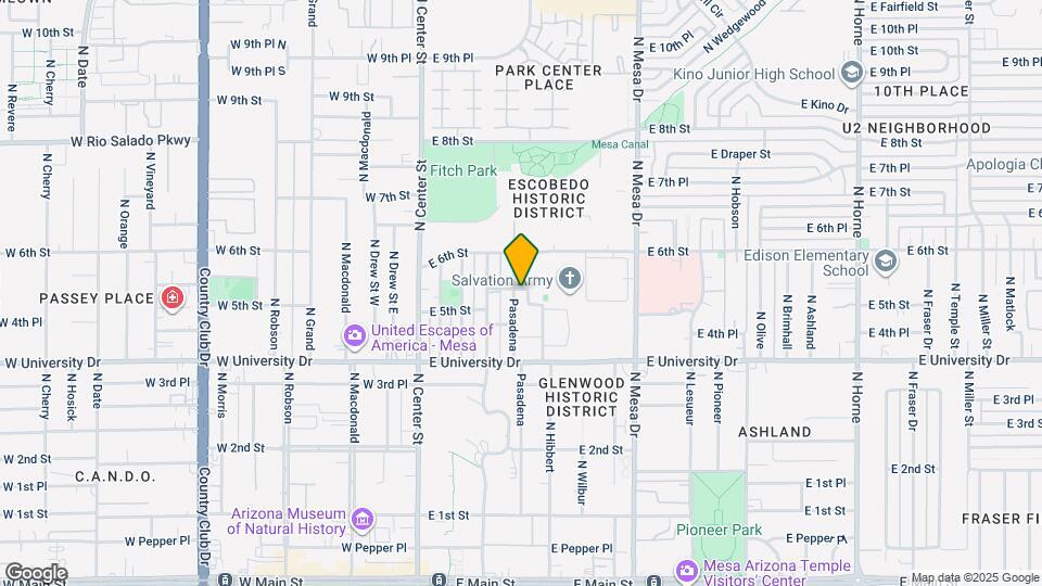 537 N Pasadena Map and Location Details